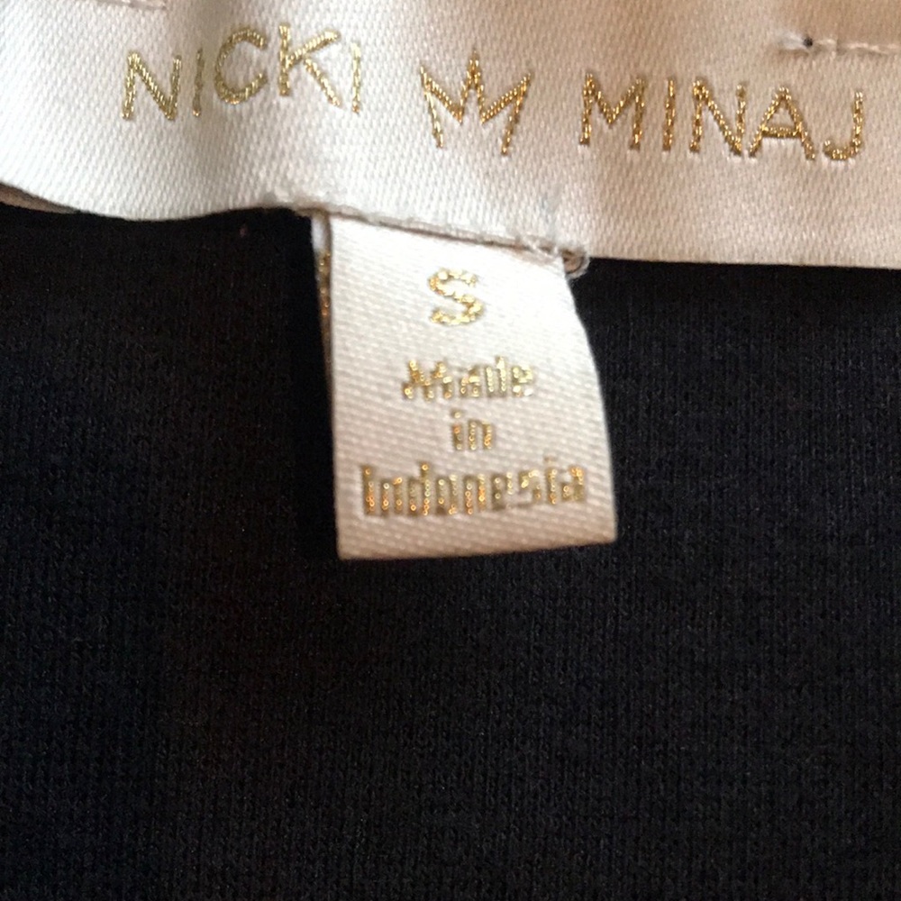 Nicki Minaj Size Small Black Mini Dress - Picture 2 of 3